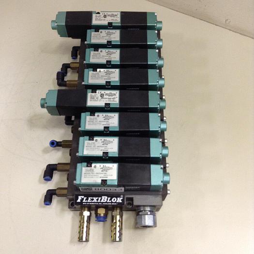 Used NUMATICS Control Block w/ Valves 082SA415M #80033