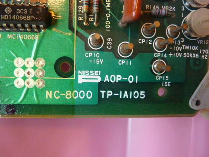 Used NISSEI Circuit Board AOP-01 NC8000 TP-IA105 #34164