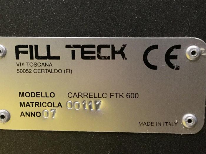 Used FILL TECK CARRELLO FTK 600 FTK 600 #114654