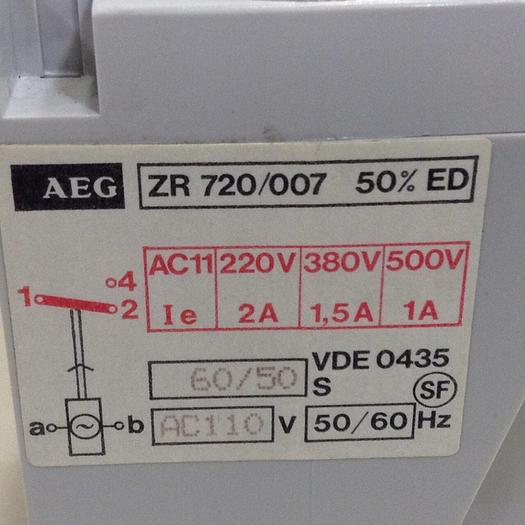 Used AEG Timer ZR 720/007 #77486