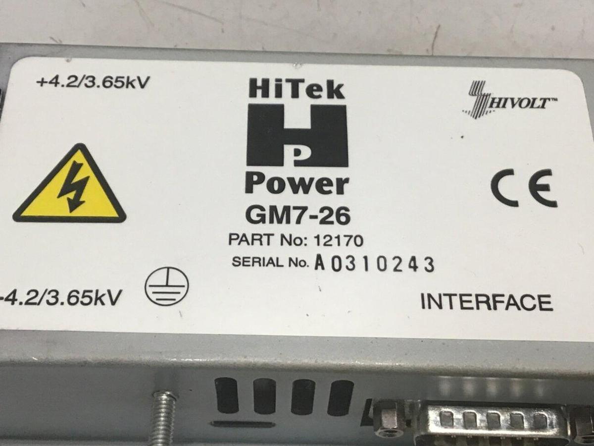 Used HITEK POWER CORP Power Supply GM7-26 USED