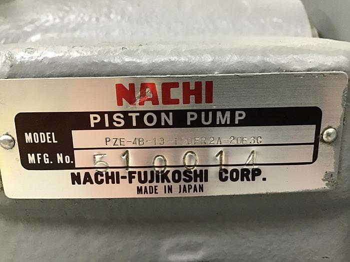 Used NACHI Piston Pump PZE-4B-13-130FR2A-2063G Used #137919