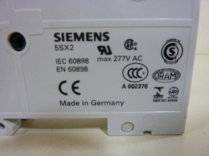 Used SIEMENS 1 Amp Circuit Breaker 5SX21D1 #46947