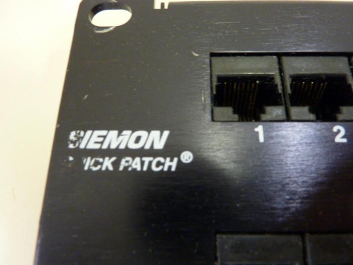 Used SIEMON 48 Port Patch Panel HD5-QP-48 #56482