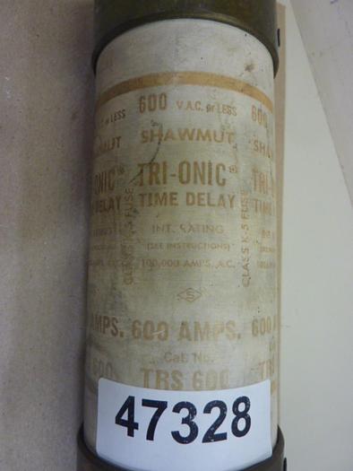 Used SHAWMUT 600 Amp Fuse TRS600 #47328