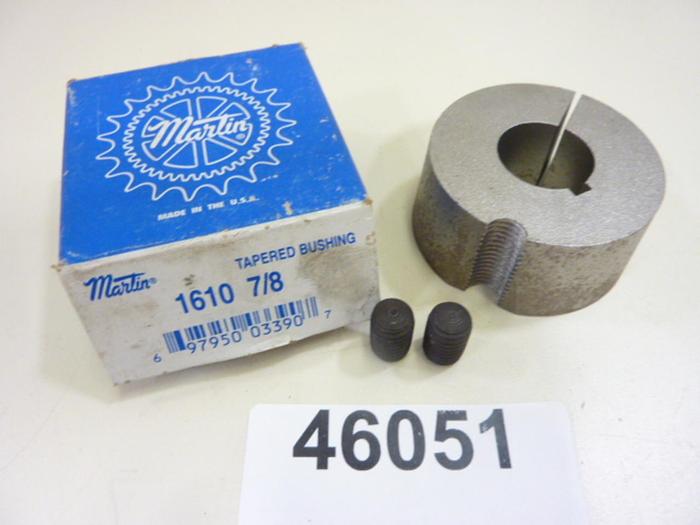 Used MARTIN SPROCKET Tapered Bushing 1610 7/8 #46051