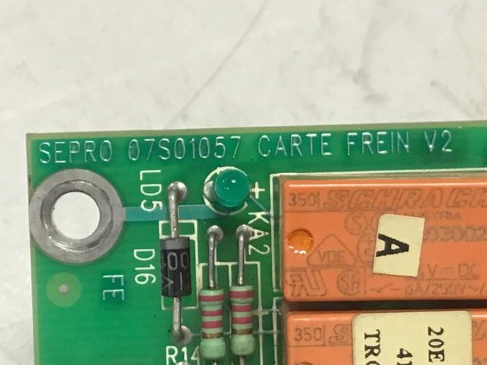 Used SEPRO ROBOTIQUE Circuit Board 07S01057 Used USED