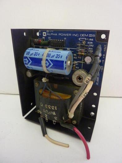 Used ALPHA POWER SYSTEM DC Power Supply 3B15 Used