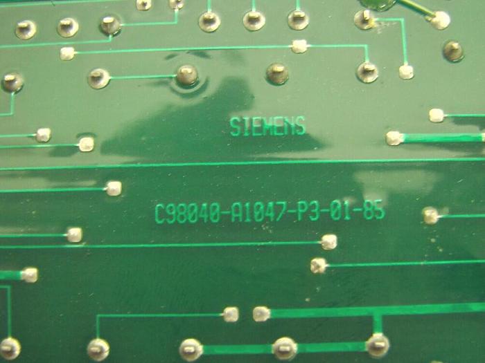 Used SIEMENS Control Card C98043-A1047-L Used