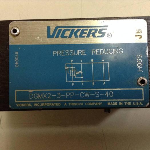 Used VICKERS Pressure Reducing Valve DGMX2-3-PP-CW-S-40 #87599