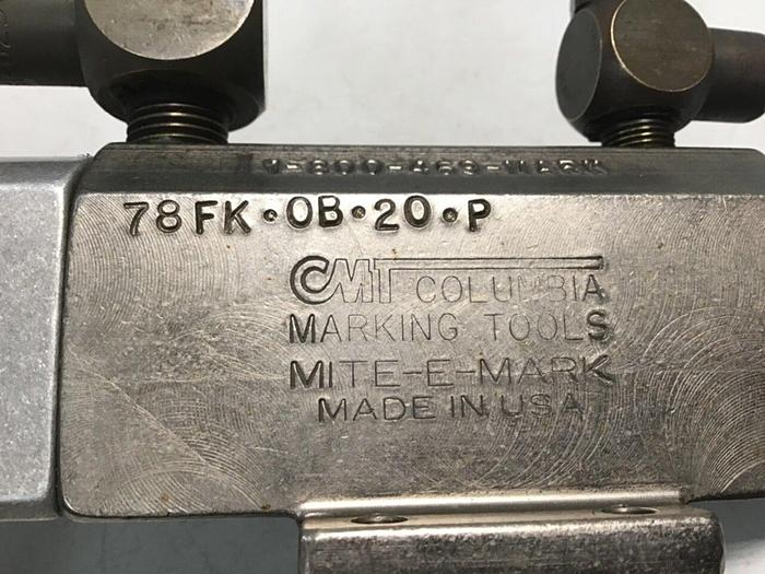 Used COLUMBIA MARKING TOOLS Air Impact Marker 78FK.0B.20.P #113676