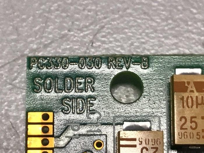 Used VAN DORN Sequencer Circuit Board PC330-029 330-029 Used