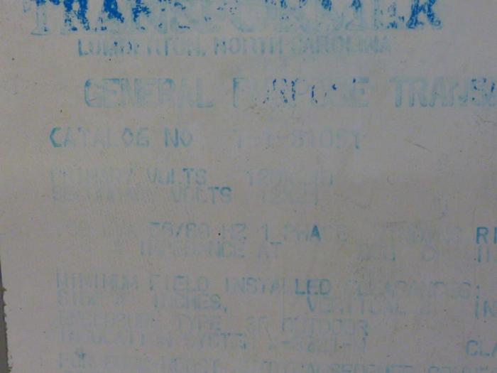 Used ACME ELECTRIC Transformer T-1-8-1051 #56469