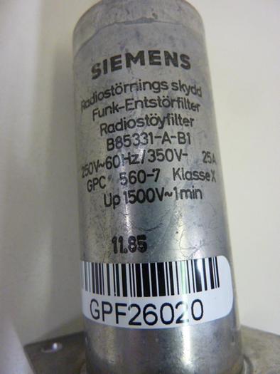 Used SIEMENS Capacitor B85331-A-B1 #52599