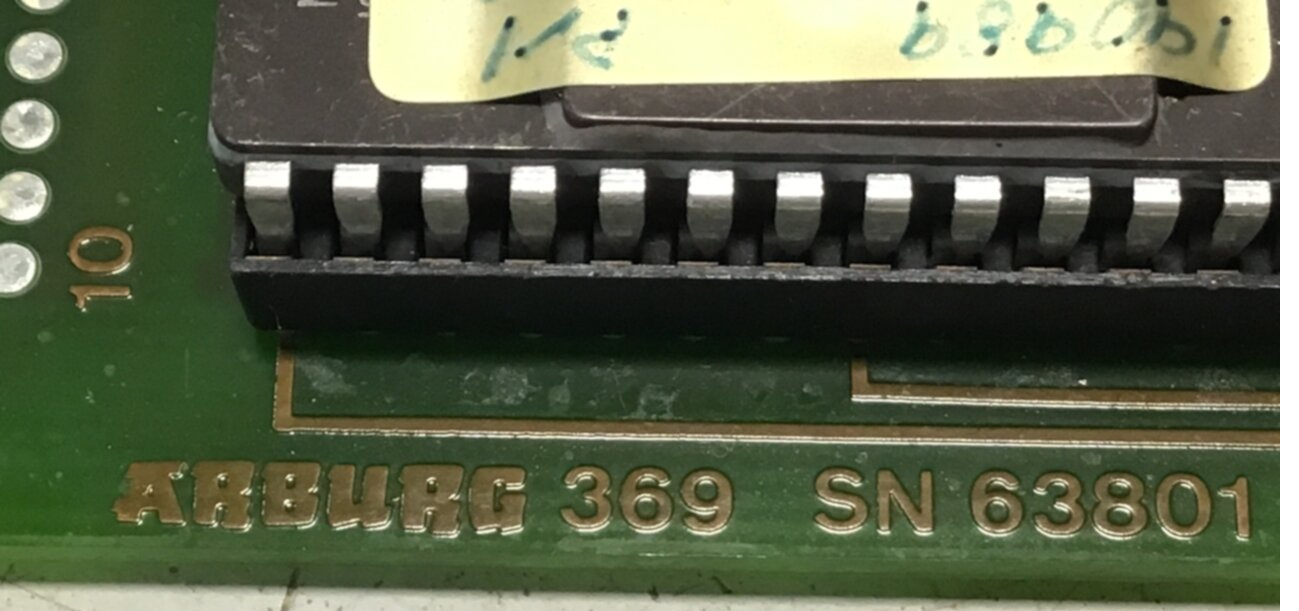 Used ARBURG Relay Board 369 USED