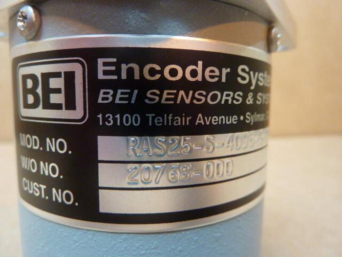 BEI DUNCAN Industrial Encoder RAS25-S-4096-G-0C-05-S-X #32466