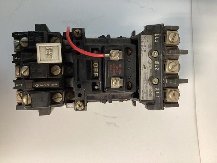 Used ALLEN BRADLEY Starter Size 1 509-BOD SER B W31 #59133