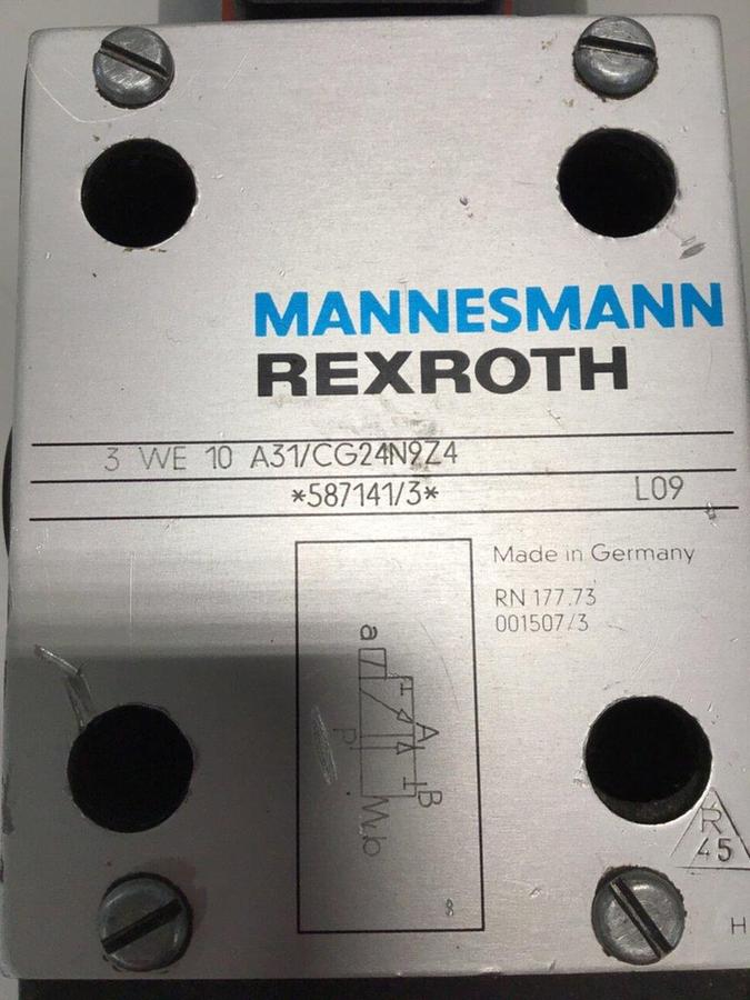 Used REXROTH Valve 3WE10A31/CG24N9Z4 Used #145440