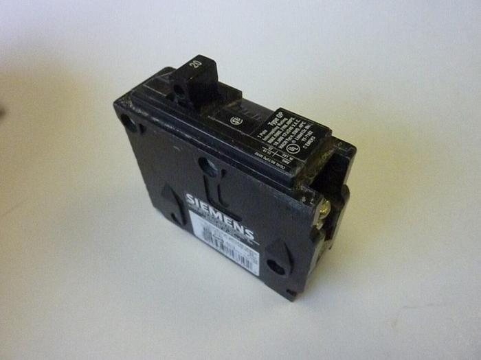 Used SIEMENS 20 Amp Circuit Breaker QP120 #27750