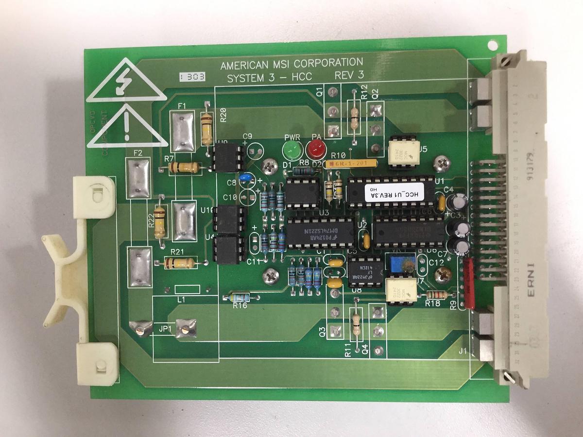 Used AMERICAN MSI Control Board C3201.010.045 Used