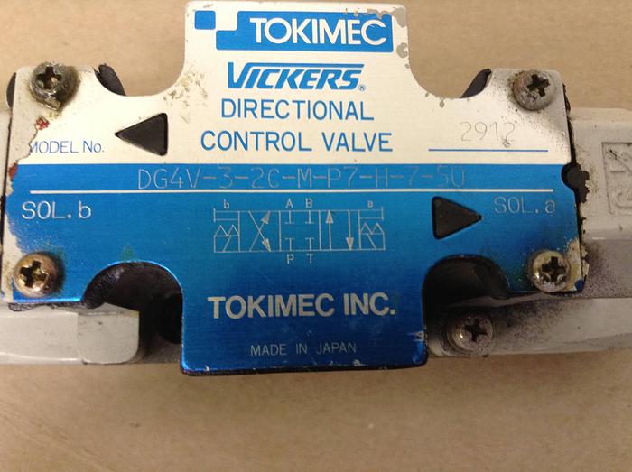 Used VICKERS Tokimec Directional Control Valve DG4V32CMP7H750 Used