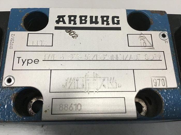 Used ARBURG Hydraulic Valve 4WE6G7353/BG24NK4/A07 SO39 USED