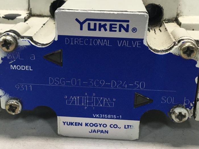 Used YUKEN Directional Valve DSG-01-3C9-D24-50 Used