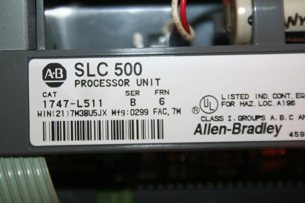 Used ALLEN BRADLEY 5/01 Processor Unit 1747-L511 SER B Used