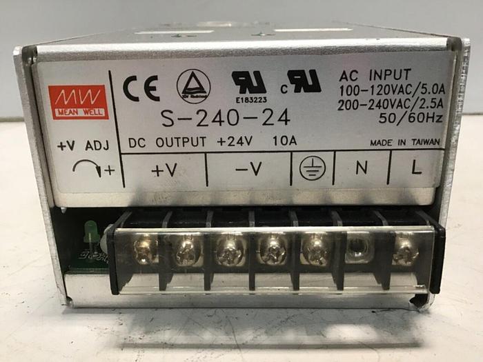 Used MEAN WELL Power Supply S-240-24 #117877