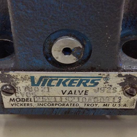Used VICKERS Valve CVCS25W11S210A00B12 #72551