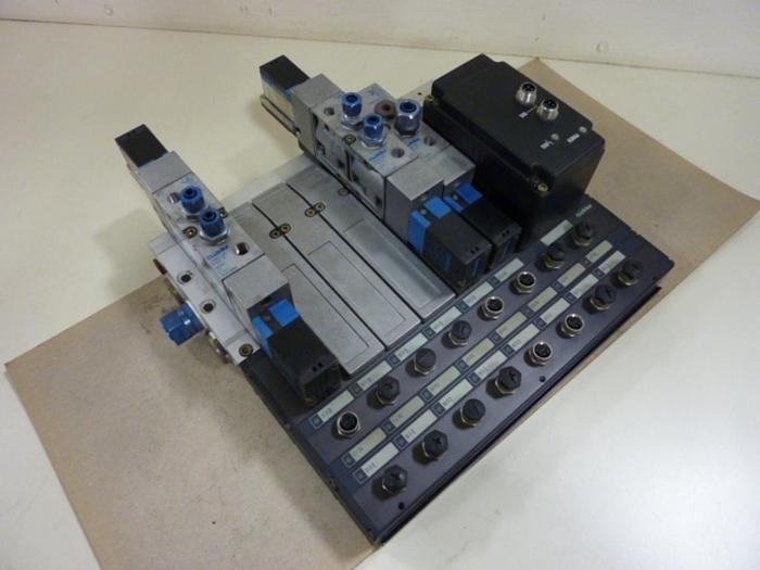 Used FESTO Control Block / Valve Terminal IFB8-02 #52778