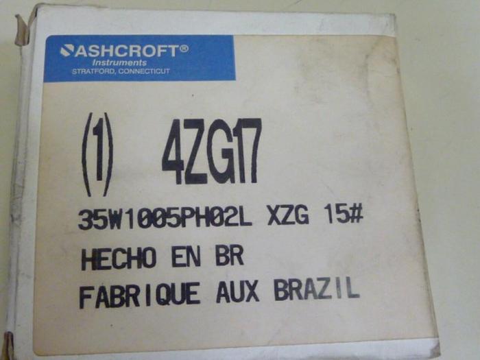 ASHCROFT Gauge 4ZG17 #63241