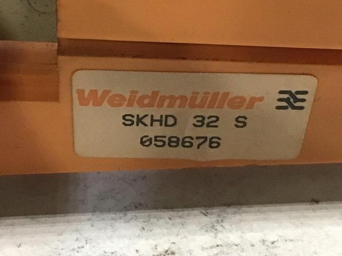 Used WEIDMULLER Card Holder / Rack SKHD32S #134830