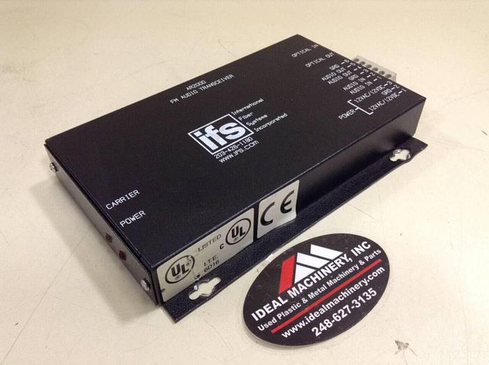 Used INTERNATIONAL FIBER SYSTEMS FM Audio Transceiver AR2000 #75303