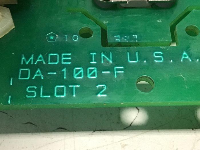 Used GAMMAFLUX Circuit Board DA-100-F #120676