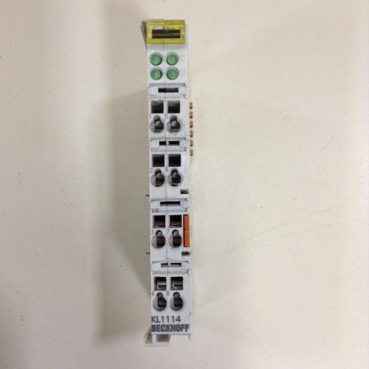 Used BECKHOFF 4-Channel Digital Input Terminal KL1114 #87166