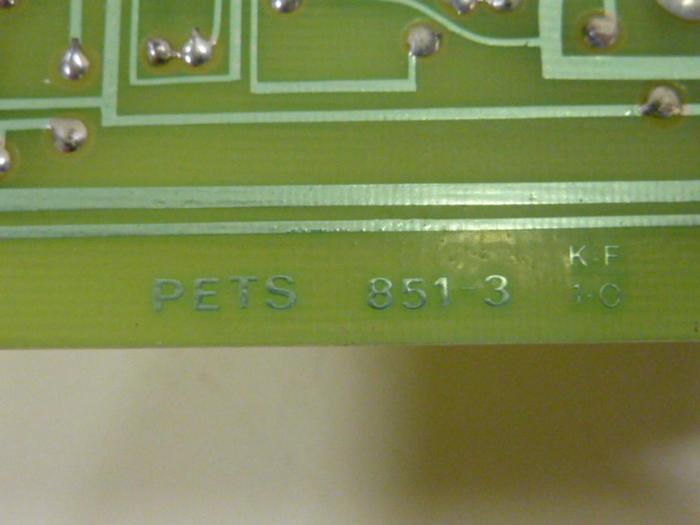 Used PETS INC Control Module 851-3 #51513