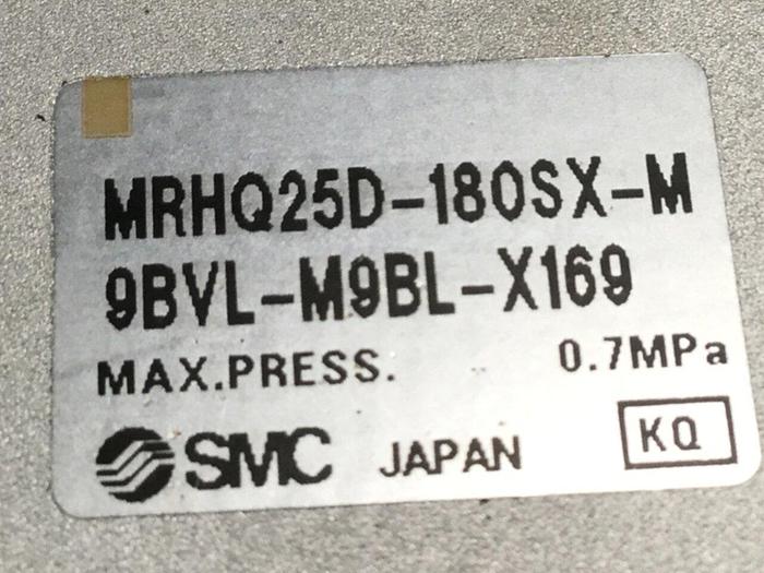 Used SMC Rotary Gripper MRHQ25D-180SX-M9BVL-M9BL-X169 Used