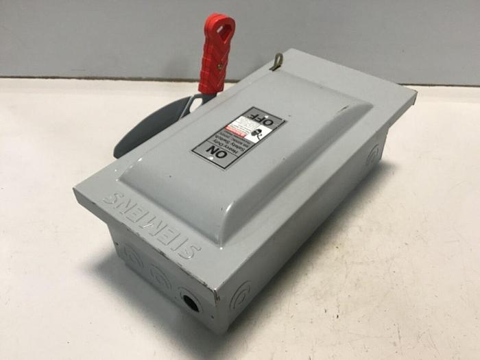 Used SIEMENS 30 Amp Disconnect Switch HF361 #130226