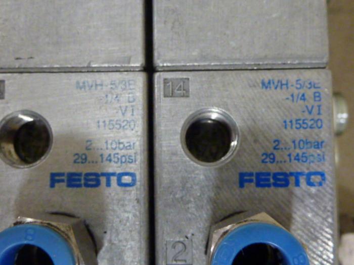 Used FESTO Control Block / Valve Terminal IFB8-02 #52770