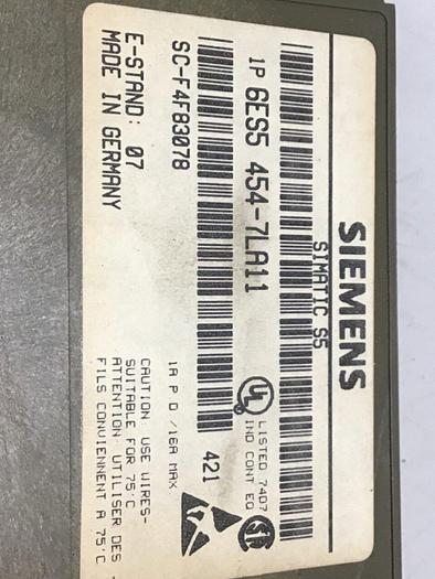 Used SIEMENS Digital Output 6ES5 454-7LA11 #134980