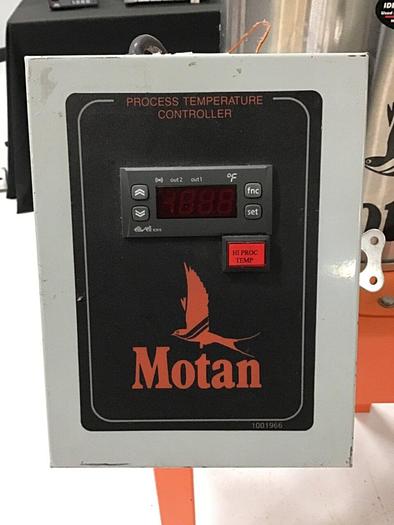 Used MOTAN Drying Hopper w/ Booster Heater BH/240V/1+2 KW Used