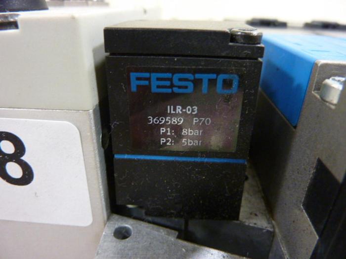 Used FESTO Control Block w/ Valves IFB8-03 #52788