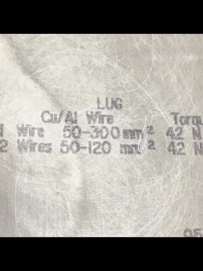 Used SQUARE D 400 Amp Circuit Breaker LAL3640035M #144285