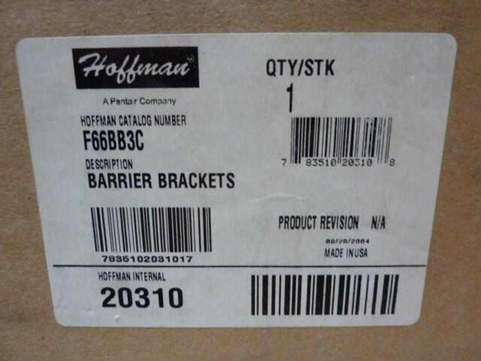 HOFFMAN barrier brackets F66B3C #34295