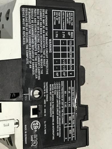 Used MOELLER Manual Motor Controller PKZM0-1 #128870