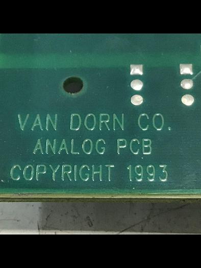 Used VAN DORN Analog Circuit Board 330025 PC330-025 Used