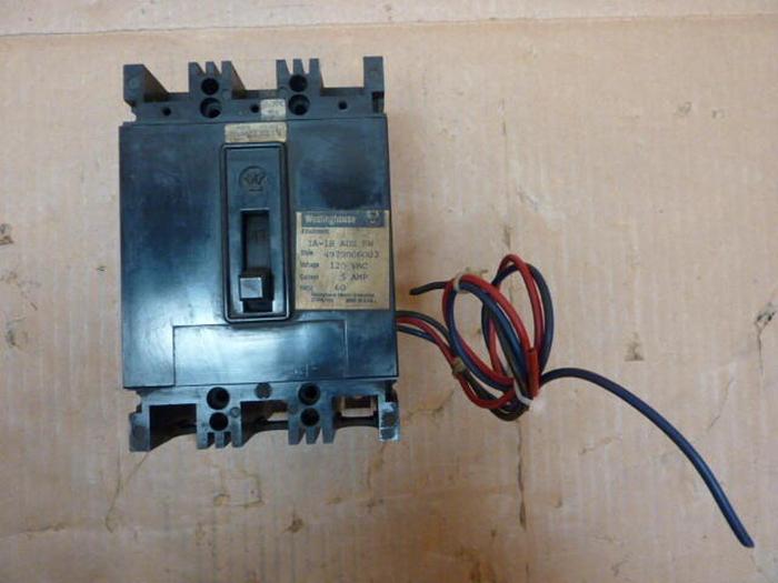 Used WESTINGHOUSE 100 Amp Circuit Breaker ...4975D71G44 (CAN'T READ) #28458