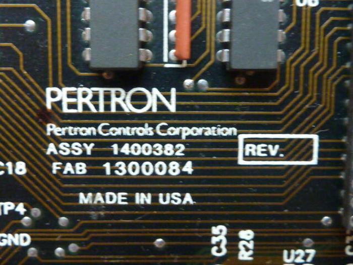Used PERTRON Processor Circuit Board 1400382 Used