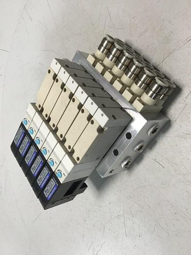 Used KOGANEI Solenoid w/ Valves F10M7AJ #120913